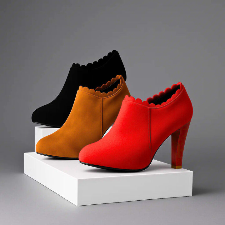 PRESLEY PETAL-EDGE HEEL