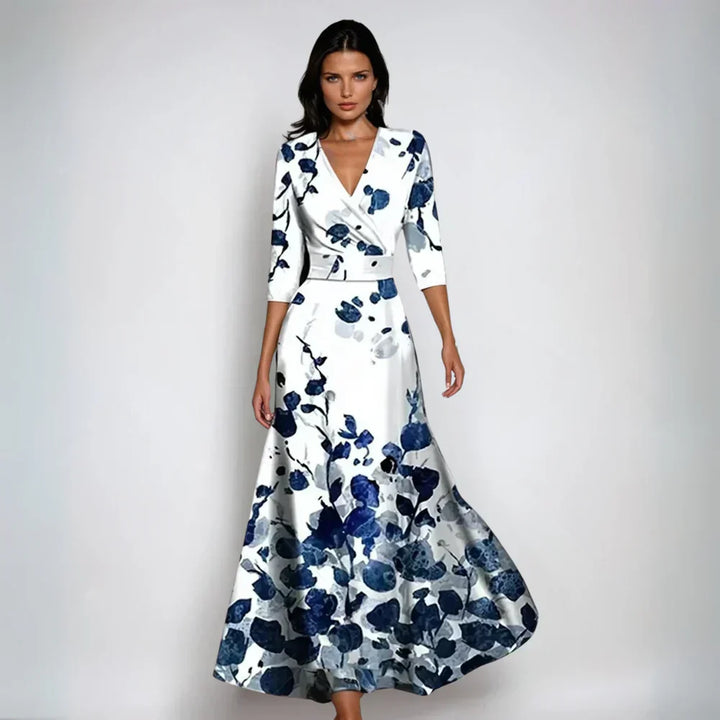 Julia™ | Floral Wrap Maxi Dress