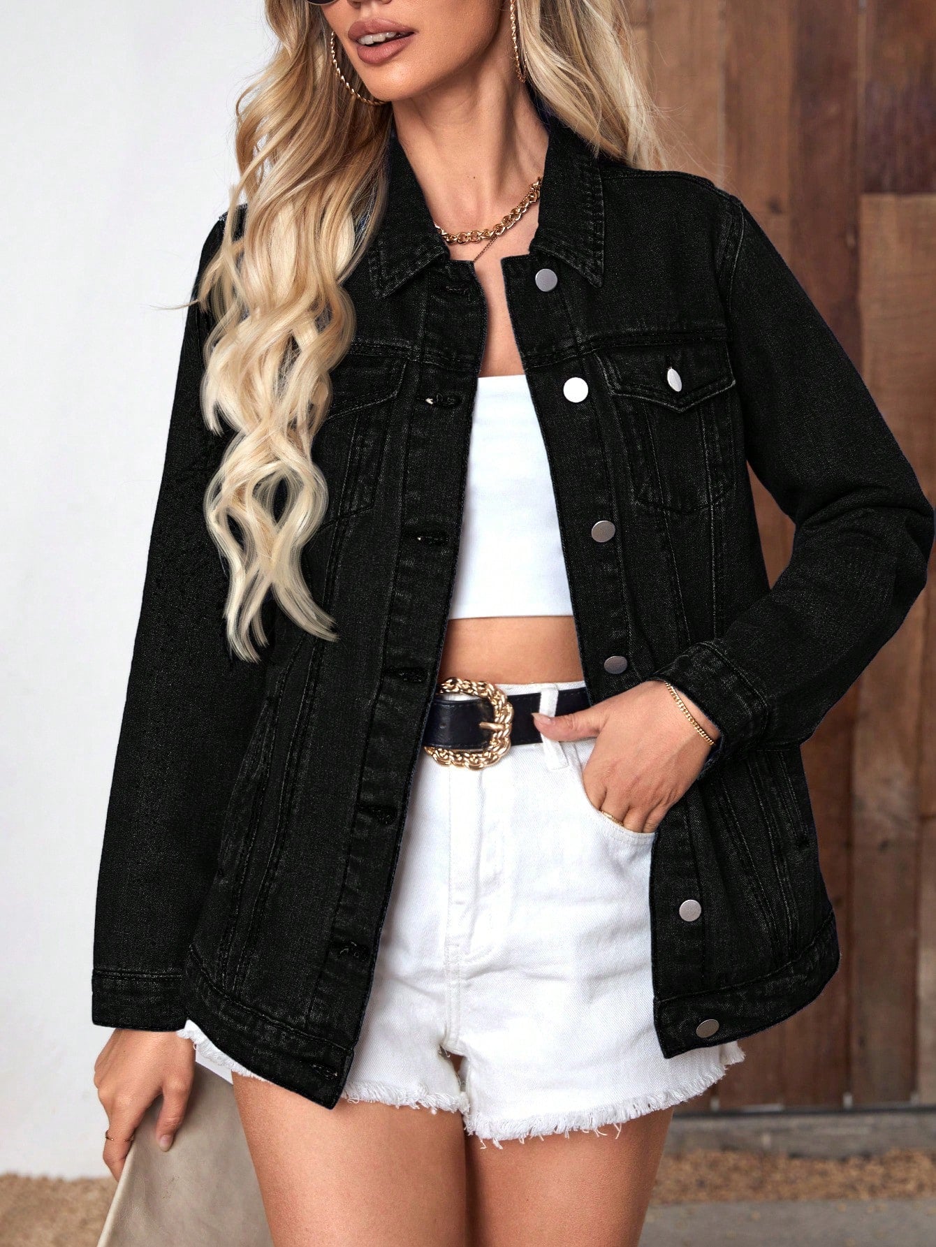Lea - Oversized Denim Jacket