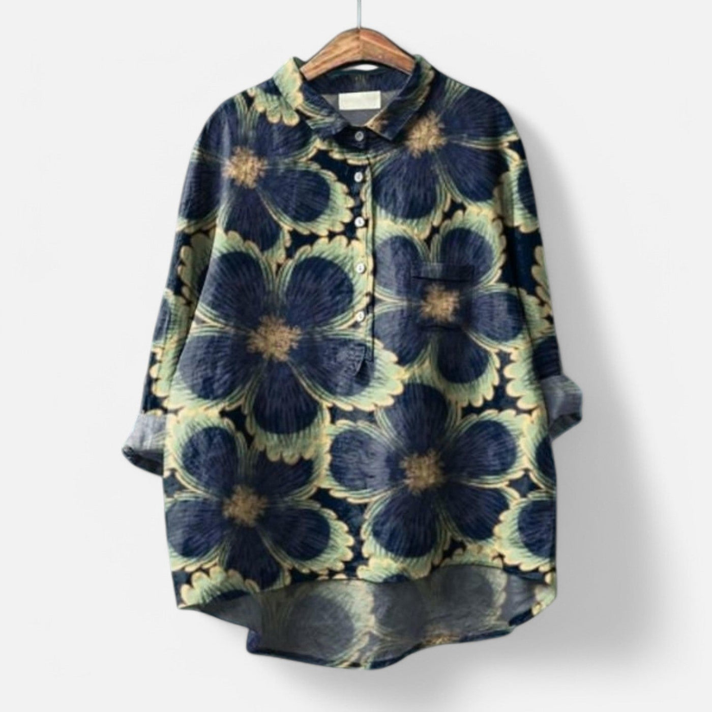 Kiara™ | Chic Floral Loose Fit Blouse