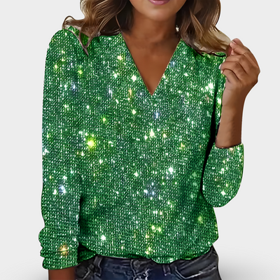 Victoria™ - V-neck Diamond Top