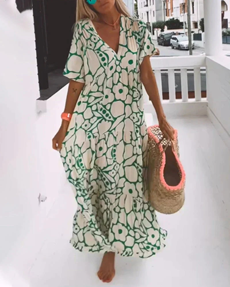 Lily™ | Floral Boho Maxi Dress
