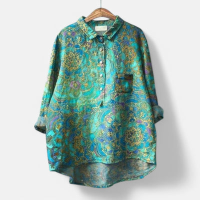 Kiara™ | Chic Floral Loose Fit Blouse