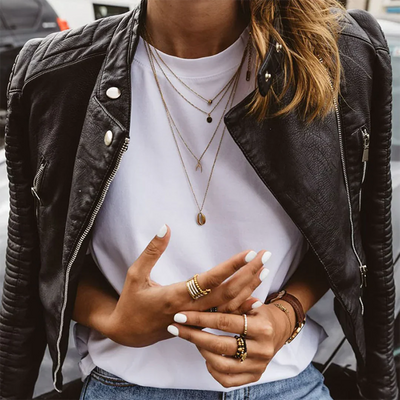 Deborah - Leather Moto Jacket