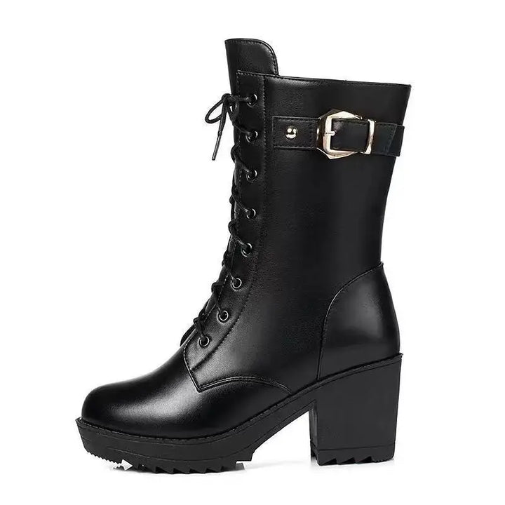 Siena Winter Lace-Up Boots – Warmth Meets Confidence