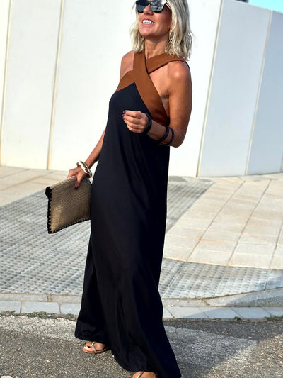 Sorelia™ | Halterneck Maxi Dress