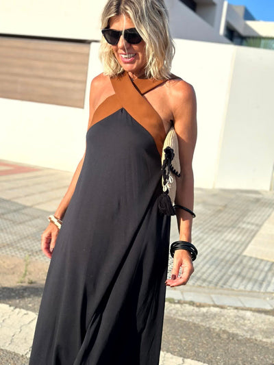 Sorelia™ | Halterneck Maxi Dress
