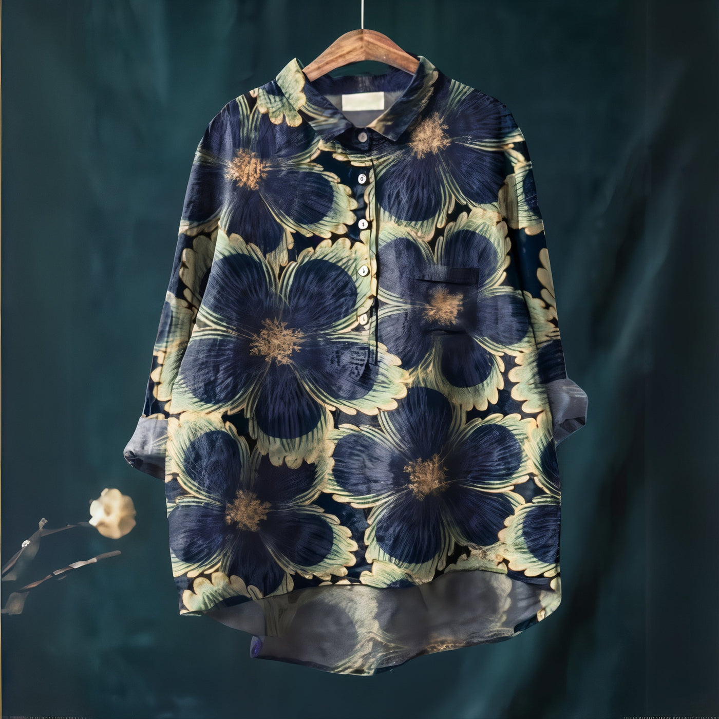 Fiona | Blouse with Romantic Floral Print