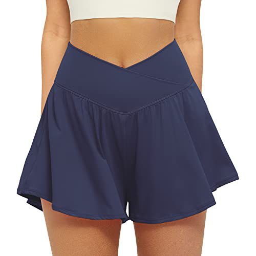 ECLAIRE™ – Simple Flowy High Waist Active Skort