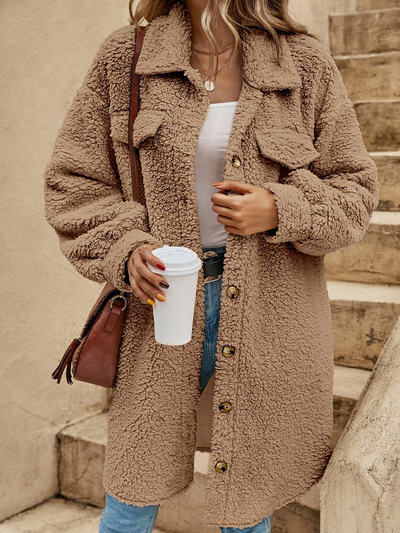 Emily - Plush Teddy Coat