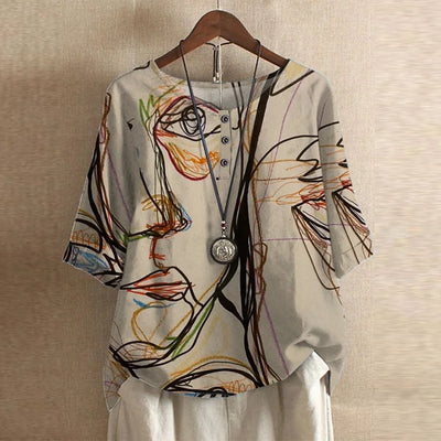 Anya™ | Vintage-Style Blouse