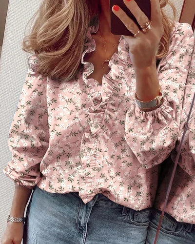 Sophie - Enola™ | Playful Ruffled Feminine Blouse