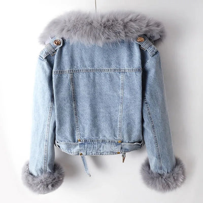 Chloe - Cropped Denim Jacket