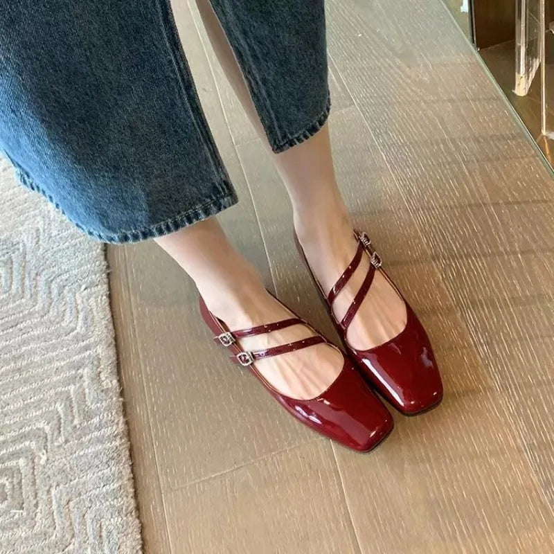 Chic Double-Strap Flats