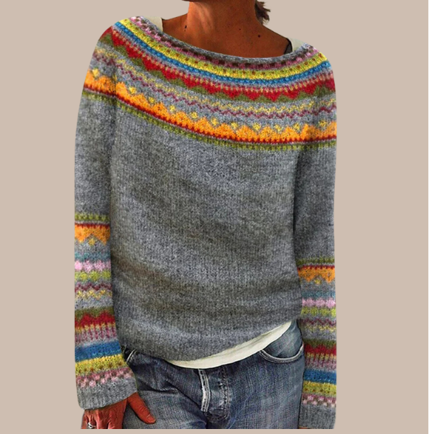 LUCY – COZY FAIR ISLE SWEATER