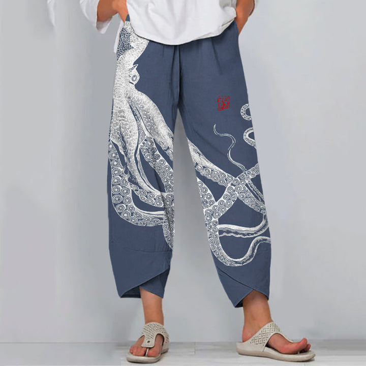Clara | Octopus Ink Art Pants