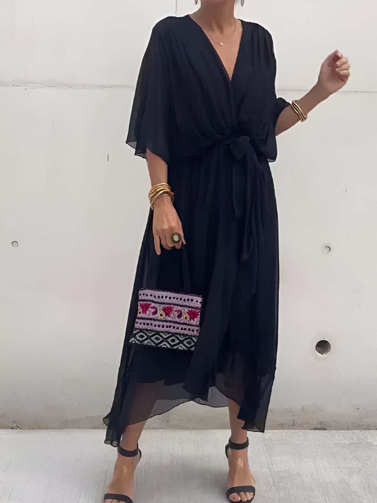 Claire™ | Tie-Waist Midi Dress (kopie)