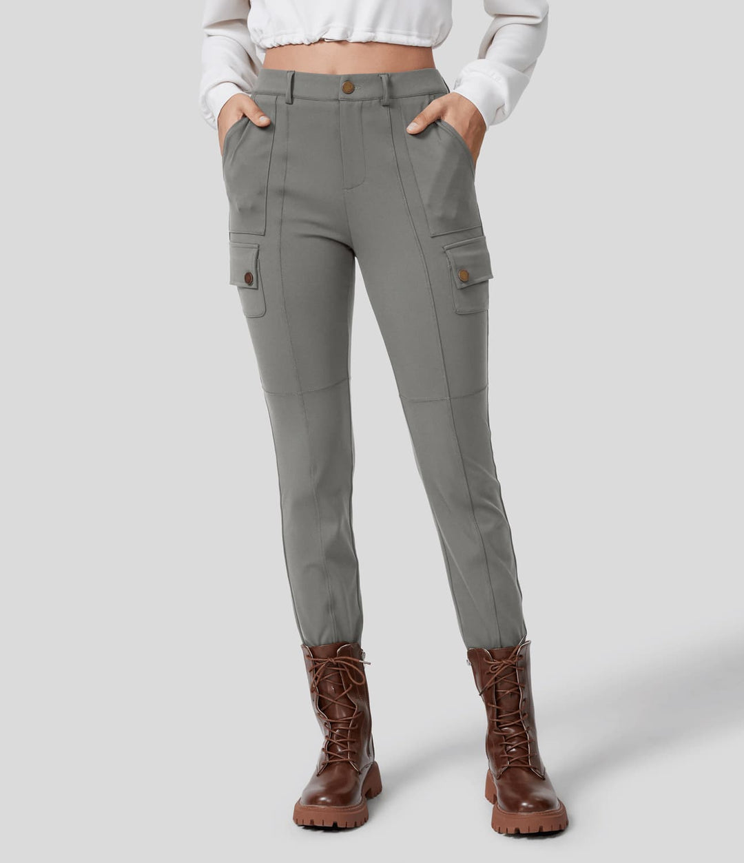 Lela | Stretchy Cargo Pants