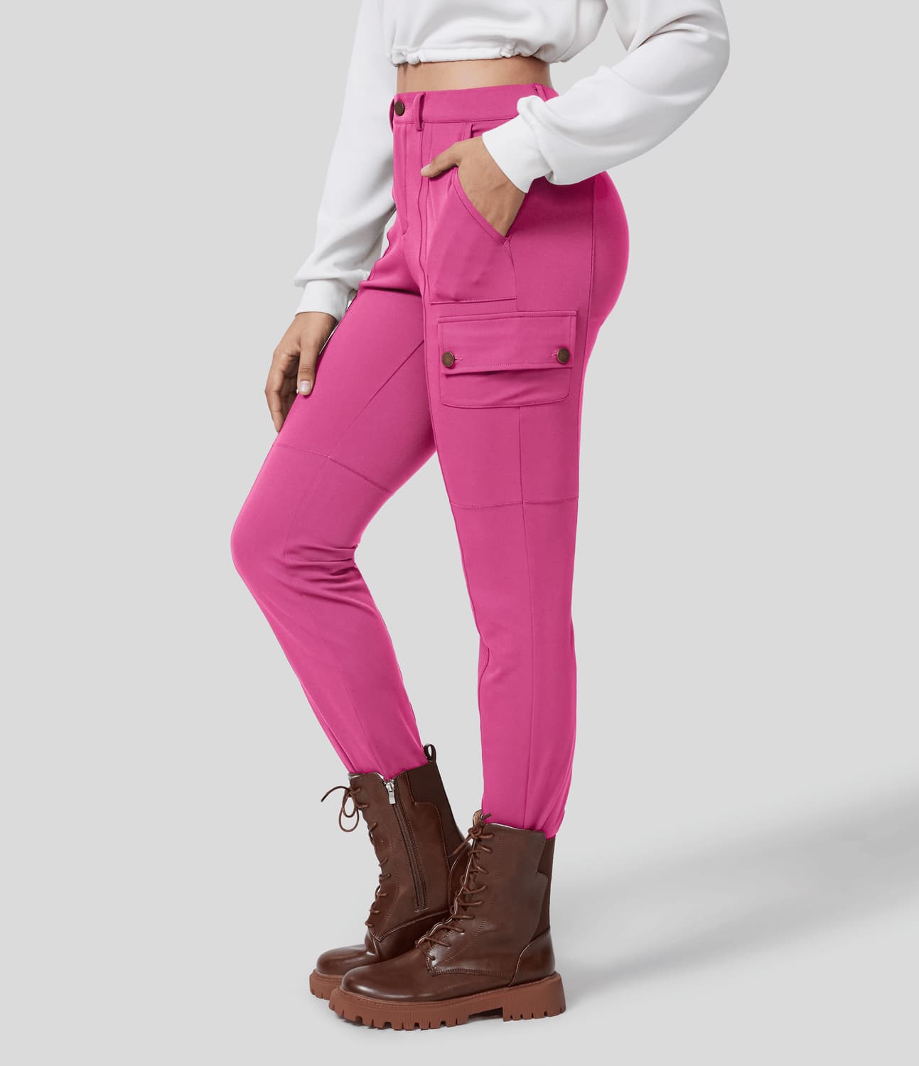 Lela | Stretchy Cargo Pants