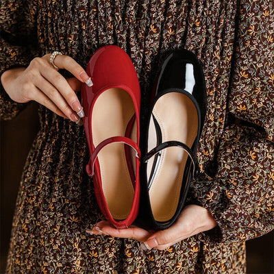 Sarah&Kate™| Livy Leather Mary Janes